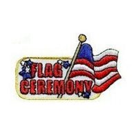 Girl Scout Flag Ceremony Fun Patch