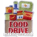 Girl Scout Food Drive Patch