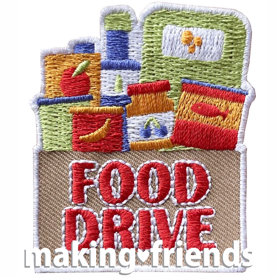 Girl Scout Food Drive Patch