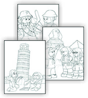 International Girl Guide Coloring Pages Makingfriends