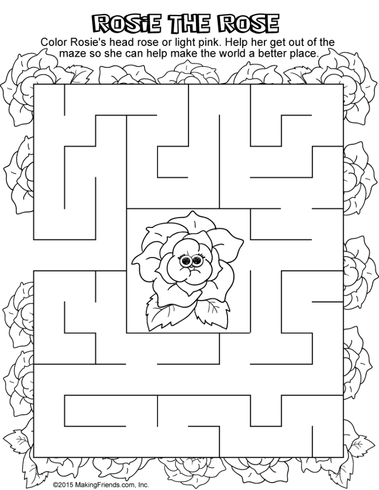 Rose Petal Maze