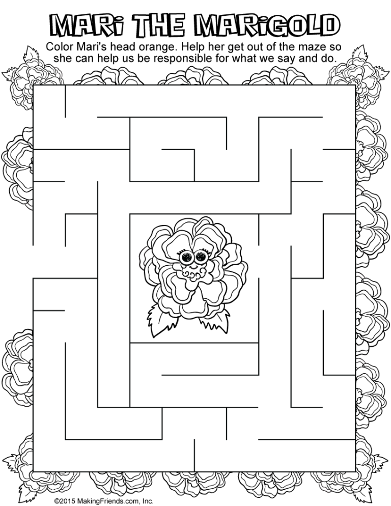 Orange Petal Maze