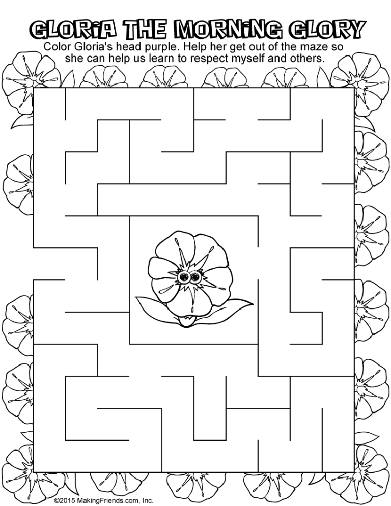 Purple Petal Maze