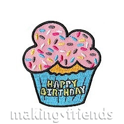 Girl Scout Happy Birthday Fun Patch