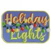 Girl Scout Holiday Lights Fun Patch