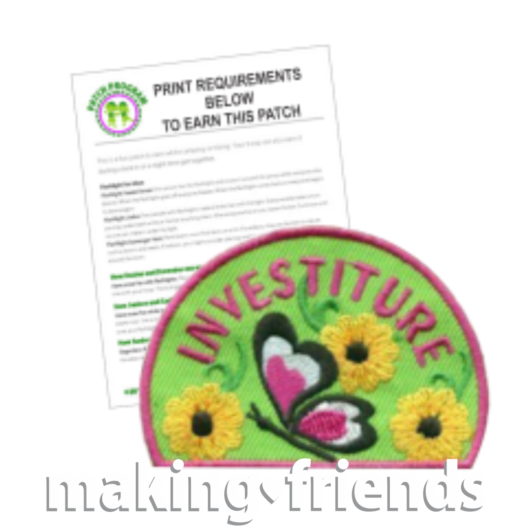 Girl Scout Investiture Patch