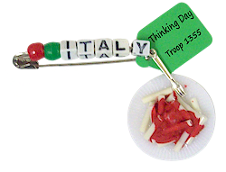 Italy Pasta Dish Pins for Swapping