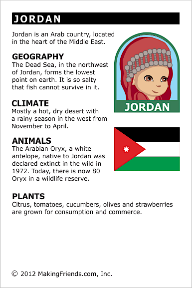 Facts about Jordan - MakingFriendsMakingFriends