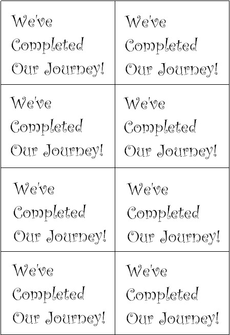 Journey Sign Printable