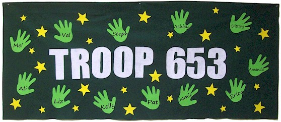 Green Troop Banner