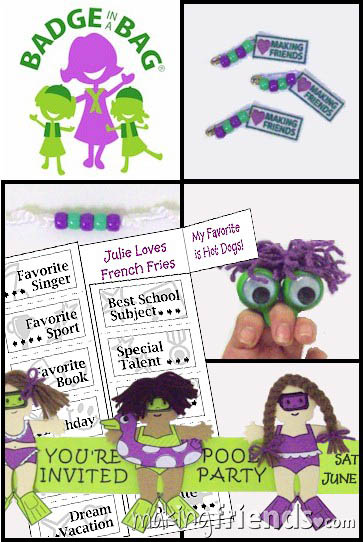 Using the Making Friends Badge in a Bag® from MakingFriends®.com, your girls can complete five requirements for the Brownie "Making Friends" badge. Check out our free paper dolls to help you complete the requirements. Our popular Badge in a Bag® kits have been adapted to help your girls have fun with scouting activities at home until your troop can start meeting again. 20% off Badge in a Bag® kits for individuals while supplies last. See website home page for details. via @gsleader411