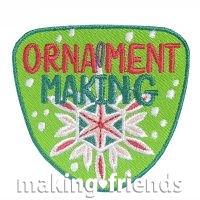 Girl Scout Ornament Making Patch