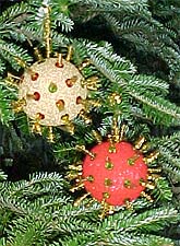 Pipe Cleaner Ball Ornaments