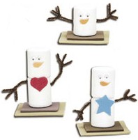 Foamie Snowmen Ornaments