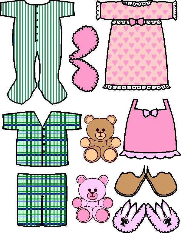 Pajama Friends in color