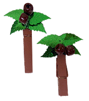 Palm Tree Pins for Swapping