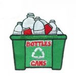 Recycling Bottles & Cans Patch-Clearance