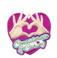 Considerate and Caring Girl Scout Patch