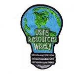 Using Resources Wisely Girl Scout Fun Patch