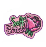 girl scout self esteem patch $.69 each, free shipping available