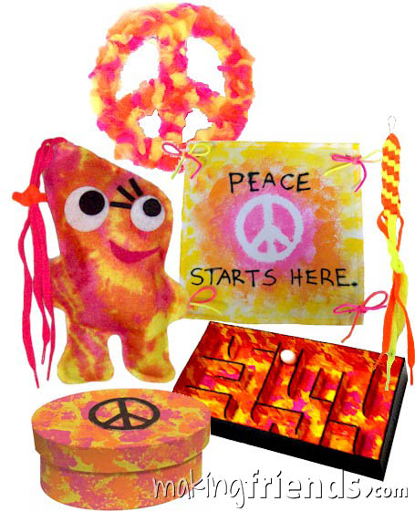Girl Scout Peace Badge in a Bag via @gsleader411