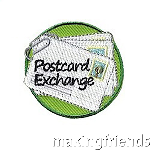 Get your group involved with a Postcard Exchange and wear the "Postcard Exchange" Patch to proudly announce that you are reaching out to others. #friendshipswaps #swaps #girlscoutswaps #girlscouts #postcards #exchange via @gsleader411