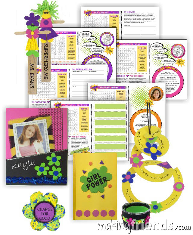 Girl Scout Girl Power Badge in a Bag via @gsleader411