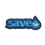 Girl Scout Save Water Fun Patch
