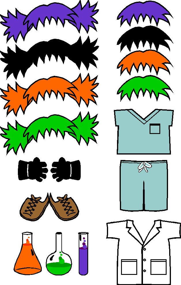 Science Paper Doll Friends