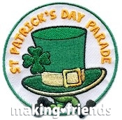 Girl Scout St Patrick's Day Parade Patch