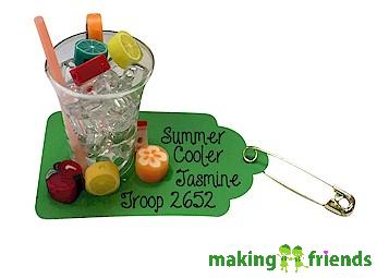 Summer Cooler Friendship Swap Kit via @gsleader411