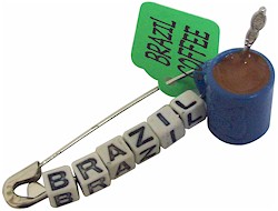 Brazil Coffee Pins for Swapping
