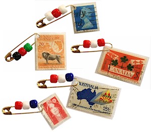 Laminated Stamp Friendship Swap Kit