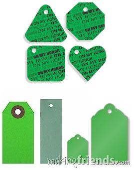 Girl Scout SWAP Tags via @gsleader411