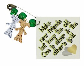 Make New Friends Pins for Swapping