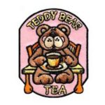 Girl Scout teddy bear tea patch