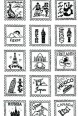 Girl Scout Thinking Day Stamps