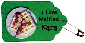 Girl Scout Waffle Pins for Swapping