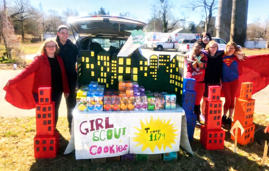 Cadette Superhero Cookie Booth