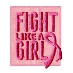 Girl Scout Fight Like A Girl Fun Patch
