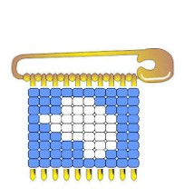 Antartica Girl Scout Flag Pin