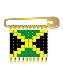 Jamaica Girl Scout Flag Pin
