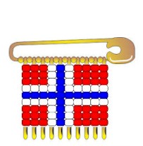 Norway Girl Scout Flag Pin