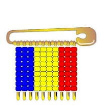 Romania Girl Scout Flag Pin