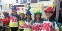 Troop 45868 did Germany for 2015 Thinking day. We tie dyed our shirts the colors of the German flag