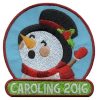 Caroling 2016 Girl Scout Patch