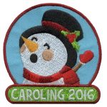 Caroling 2016 Girl Scout Patch