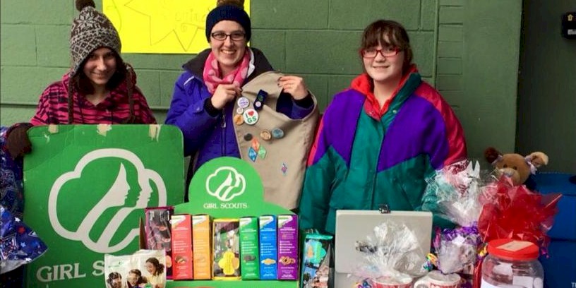 Girl Scout Cookie Booth