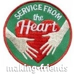 Girl Scout Service From the Heart Patch