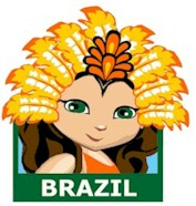 Brazil Patch. You will want to hand out the Brazil patch from MakingFriends®.com when your troop learns about the culture and traditions of Brazil that may include Tupí-Guaraní Indians, Carnival, Samba, Futebol and much more. Find a information about Brazil as well as friendship swap kits, crafts, passports and more for your international event on our page Brazil | Ideas for Thinking Day*. #thinkingday #scouts #patches #makingfriends via @gsleader411